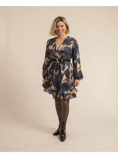 Vestido corto con motivos iraline - Kiabi Vestido corto con motivos iraline - Kiabi