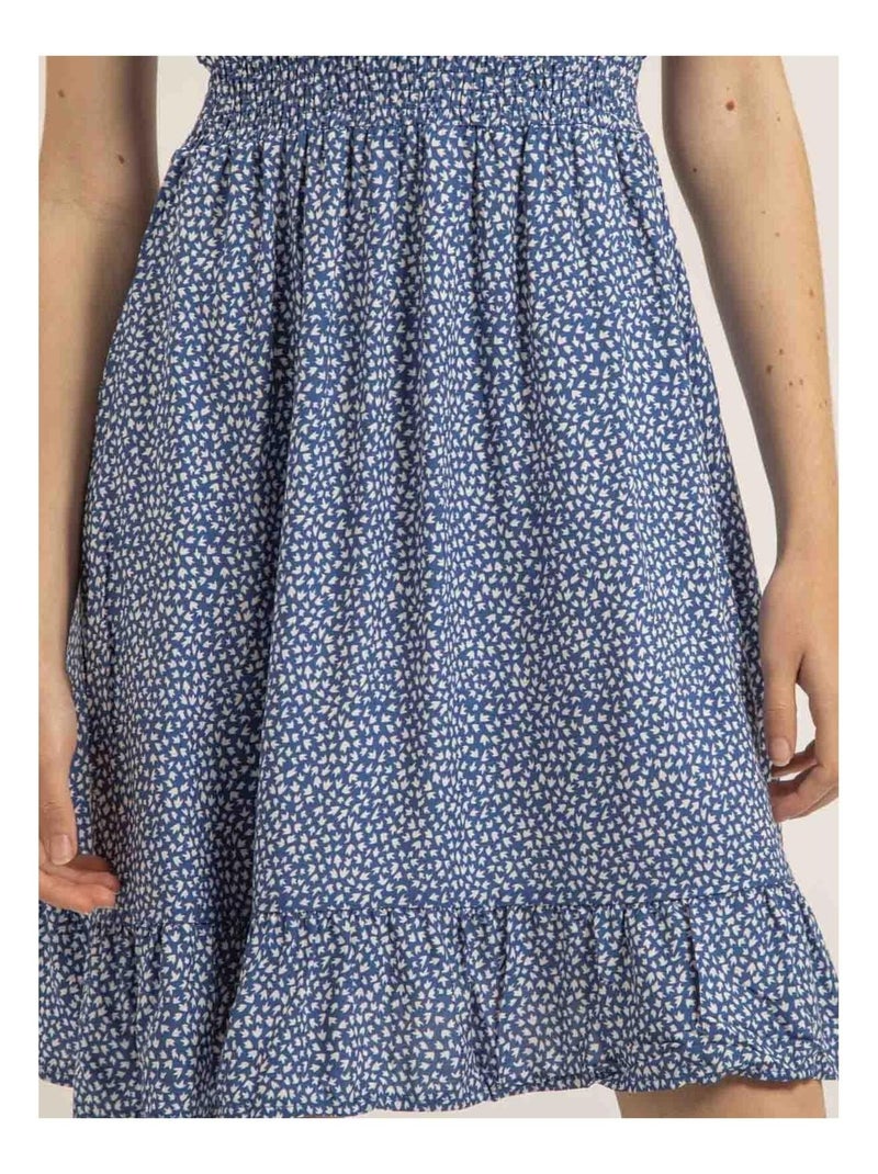 Vestido corto con motivos ITANIEL Azul - Kiabi
