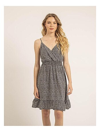 Vestido corto con motivos ITANIEL