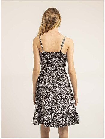 Vestido corto con motivos ITANIEL
