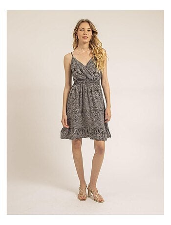 Vestido corto con motivos ITANIEL