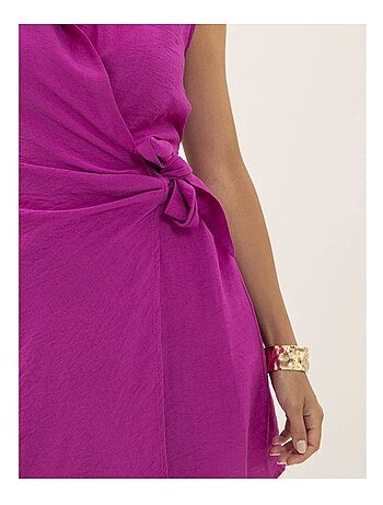 Vestido corto cruzado ITANEL