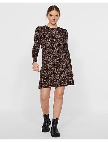 Vestido corto, cuello redondo Vero Moda