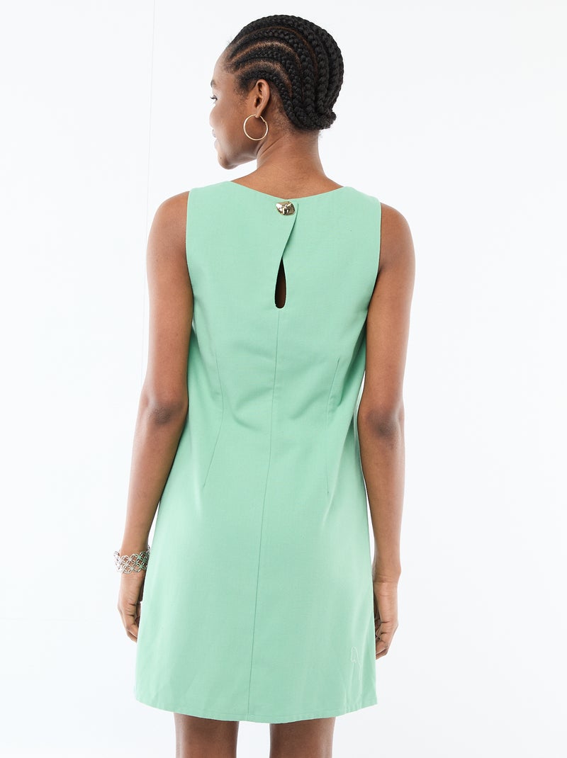 Vestido corto de ceremonia Verde - Kiabi