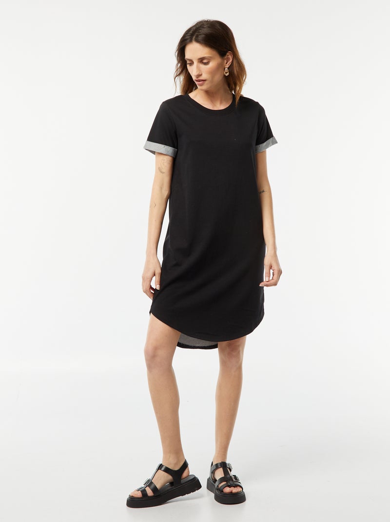 Vestido corto de chándal 'JDY' NEGRO - Kiabi