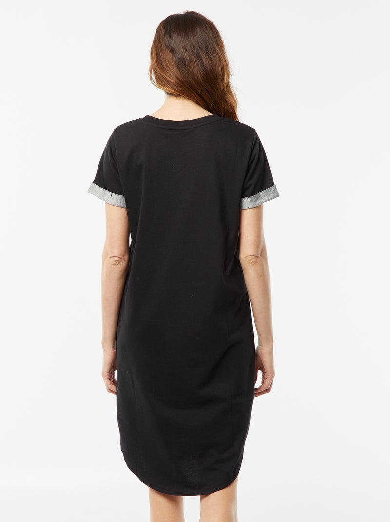 Vestido corto de chándal 'JDY' NEGRO - Kiabi