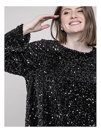 Vestido corto de lentejuelas INAZOE