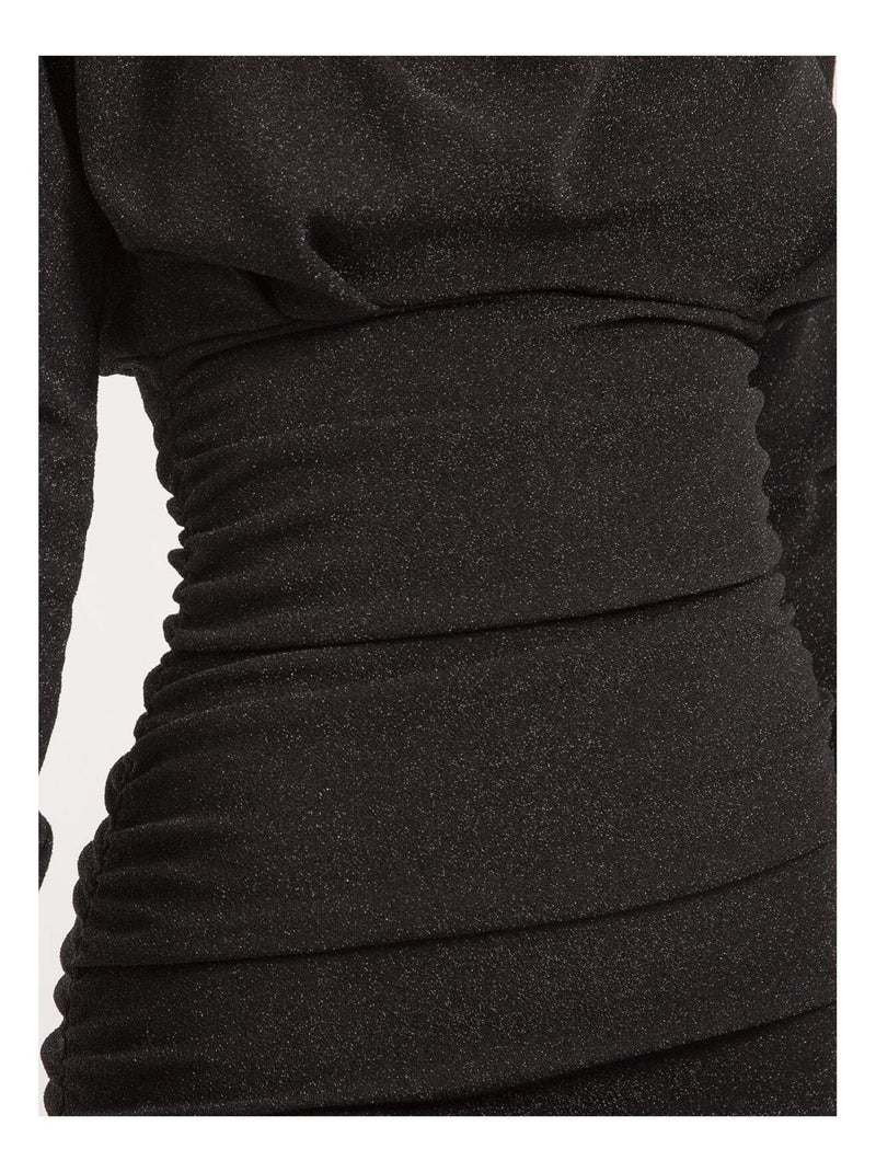 Vestido corto de lentejuelas IVOLIE Negro - Kiabi