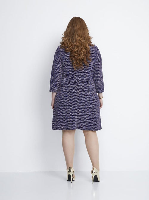 Vestido corto de malla con lentejuelas - AFIBEL - Kiabi