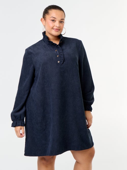 Vestido corto de pana - Kiabi