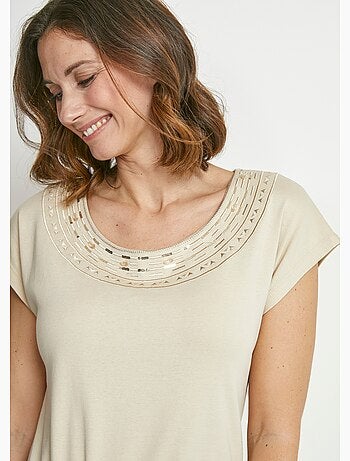 Vestido corto de playa con mangas kimono - Afibel