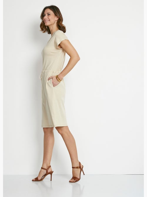 Vestido corto de playa con mangas kimono - Afibel - Kiabi