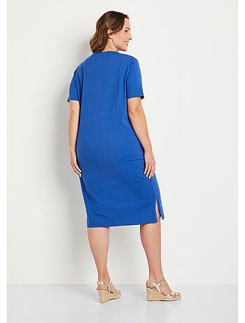 Vestido corto de playa de algodón - Afibel