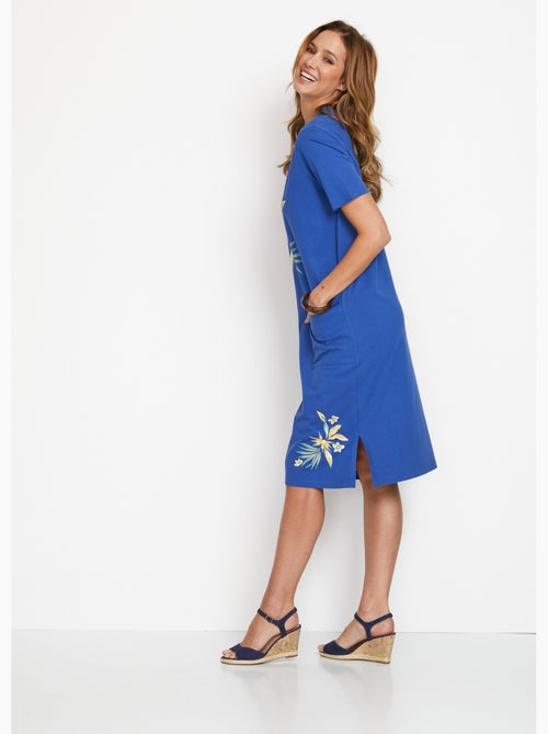 Vestido corto de playa de algodón - Afibel - Kiabi