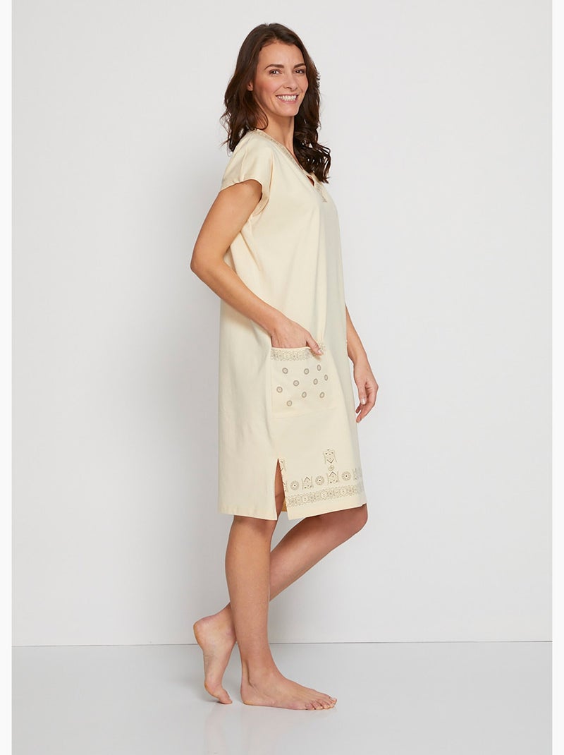 Vestido corto de playa suelto - Afibel Arena - Kiabi
