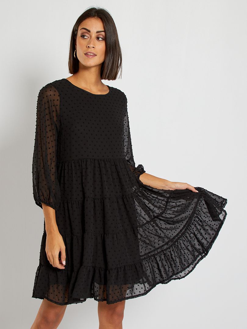 Vestido largo de fiesta - NEGRO - Kiabi - 27.00€