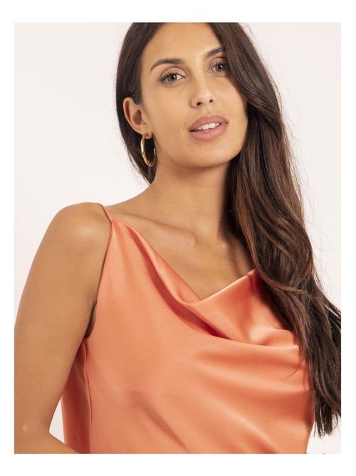 Vestido corto de satén IDALIA - Kiabi