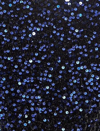 Vestido corto de terciopelo con lentejuelas