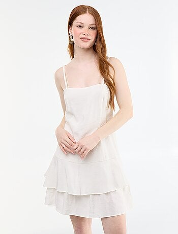 Vestido corto de tirantes