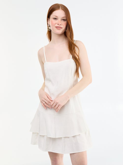 Vestido corto de tirantes - Kiabi Vestido corto de tirantes - Kiabi
