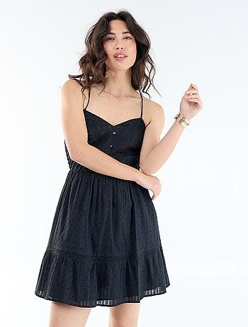 Vestido corto de tirantes