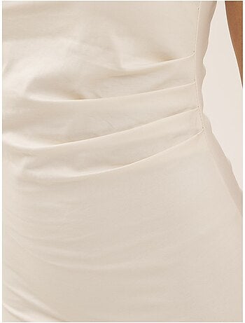 Vestido corto drapeado IMAVA