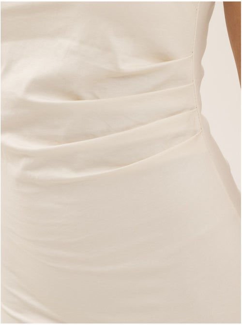 Vestido corto drapeado IMAVA - Kiabi