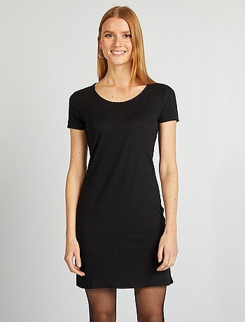 Vestido corto elástico