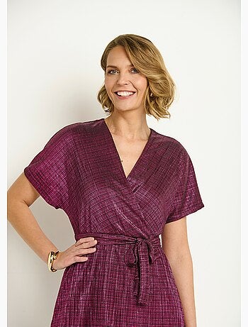 Vestido corto en forma de corazón con motivo metálico - AFIBEL