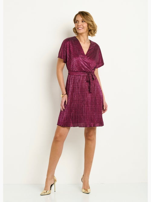 Vestido corto en forma de corazón con motivo metálico - AFIBEL - Kiabi
