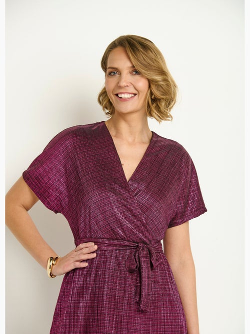 Vestido corto en forma de corazón con motivo metálico - AFIBEL - Kiabi