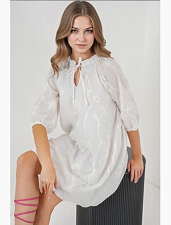 Vestido corto estampado bdart