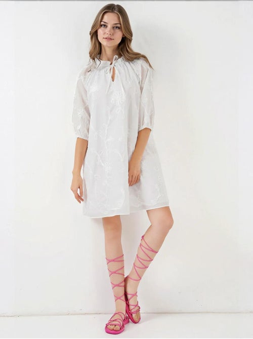 Vestido corto estampado bdart - Kiabi Vestido corto estampado bdart - Kiabi