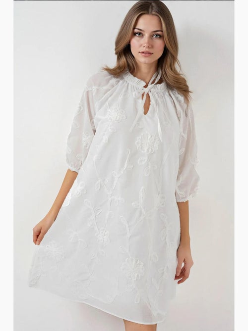 Vestido corto estampado bdart - Kiabi Vestido corto estampado bdart - Kiabi