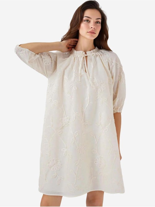 Vestido corto estampado bdart - Kiabi Vestido corto estampado bdart - Kiabi