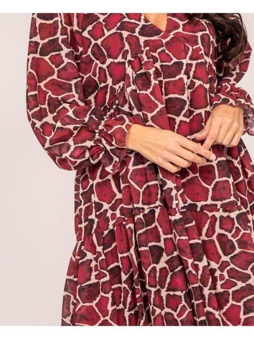 Vestido corto estampado IFER - Kiabi