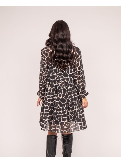 Vestido corto estampado IFER - Kiabi