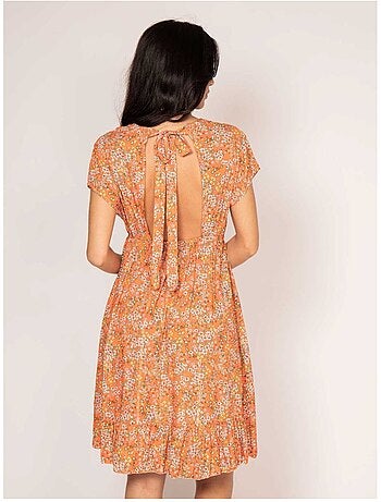Vestido corto estampado IJONA