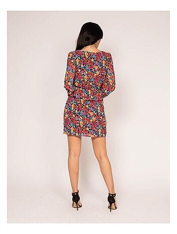 Vestido corto estampado IMKIE