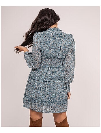 Vestido corto estampado ismaelle