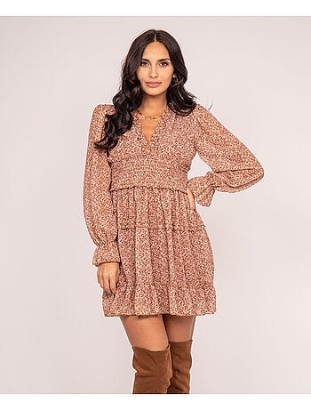 Vestido corto estampado ismaelle