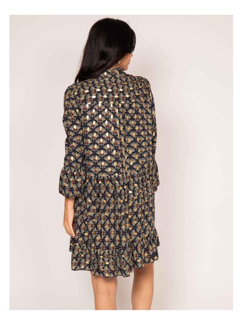 Vestido corto estampado isther - Kiabi Vestido corto estampado isther - Kiabi