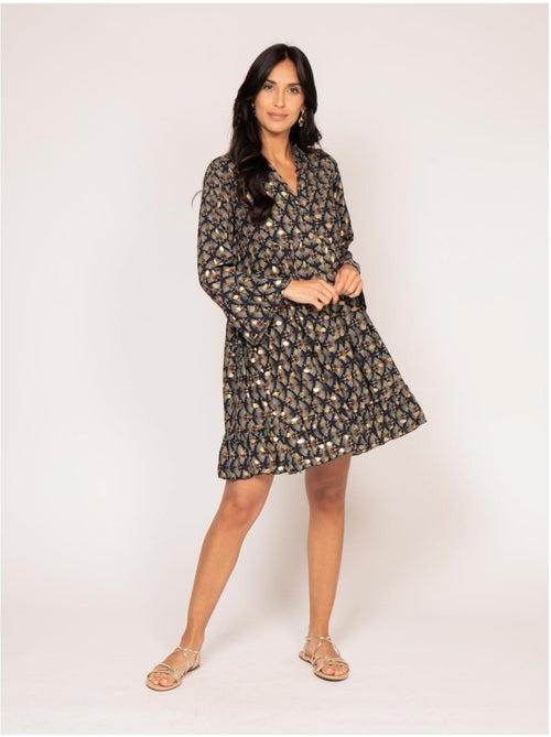Vestido corto estampado isther - Kiabi Vestido corto estampado isther - Kiabi