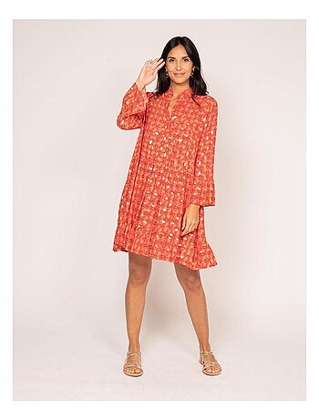 Vestido corto estampado ISTHER
