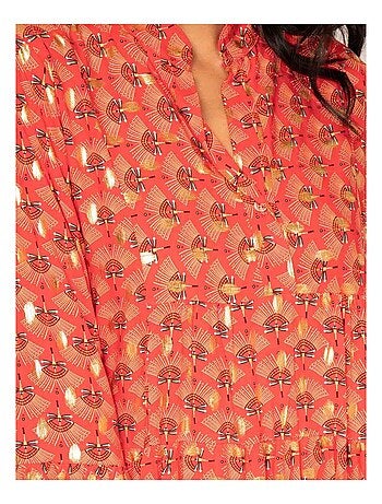 Vestido corto estampado ISTHER