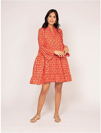 Vestido corto estampado ISTHER