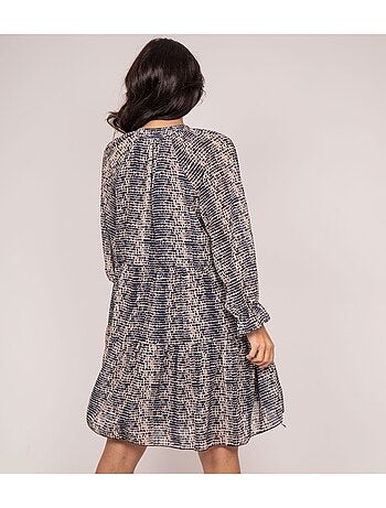 Vestido corto estampado ITZEL