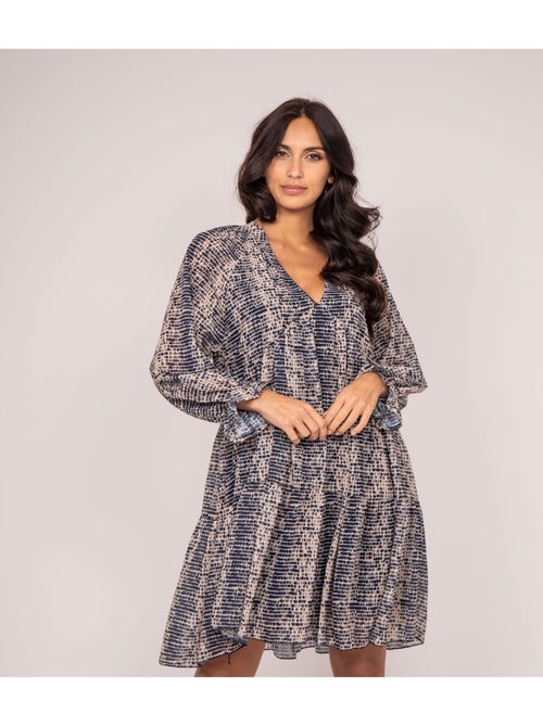 Vestido corto estampado ITZEL - Kiabi