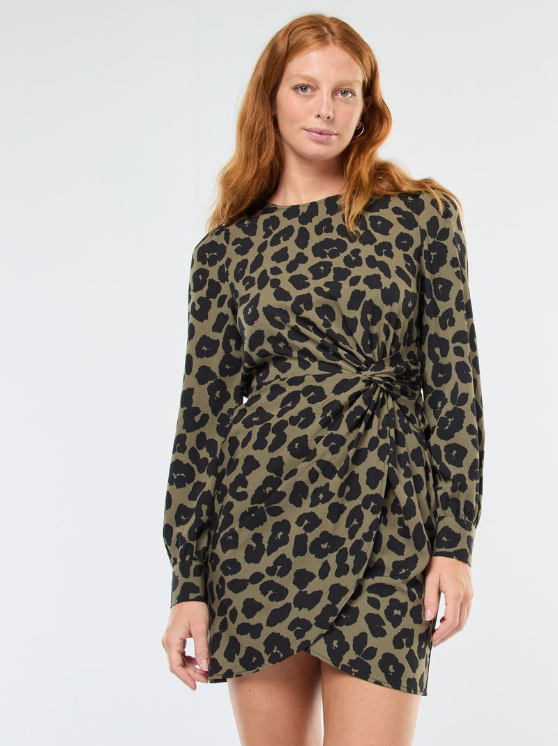 Vestido Estampado Vestidos Largos Mujer Kiabi Vestido Estampado