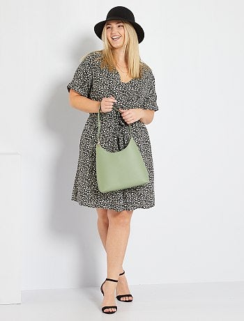 Rebajas Vestidos negros en tallas grandes de mujer baratos - Moda - Kiabi